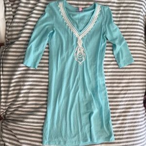 Blue Lilly  tunic dress